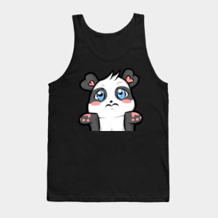 Confused Panda Tank Top